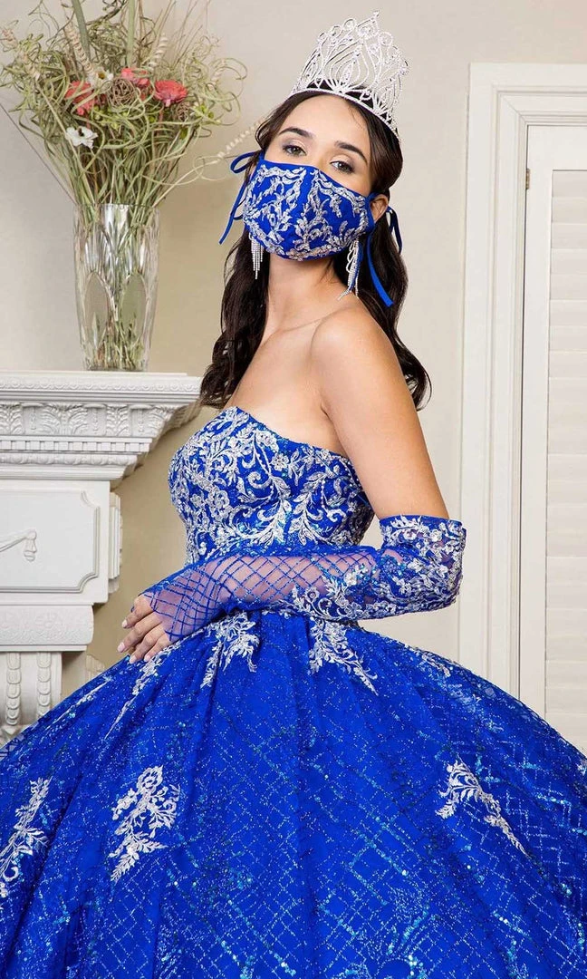 Elizabeth K - GL1943 Embroidered Sweetheart Mesh Ballgown 9 Elizabeth K - GL1943 Embroidered Sweetheart Mesh Ballgown