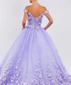 Elizabeth K - GL1960 Floral Ombre Ballgown