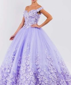 Elizabeth K - GL1960 Floral Ombre Ballgown