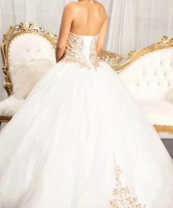 Elizabeth K GL1973 - Strapless Sweetheart Neck Ball Gown 16 Elizabeth K GL1973 - Strapless Sweetheart Neck Ball Gown