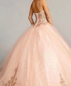 Elizabeth K GL1973 - Strapless Sweetheart Neck Ball Gown