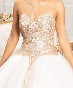 Elizabeth K GL1973 - Strapless Sweetheart Neck Ball Gown 15 Elizabeth K GL1973 - Strapless Sweetheart Neck Ball Gown