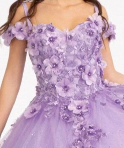 Elizabeth K GL1988 - Sweetheart Floral Prom Ballgown