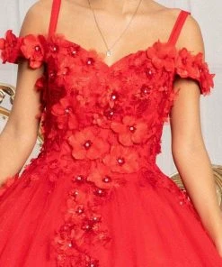 Elizabeth K GL1988 - Sweetheart Floral Prom Ballgown