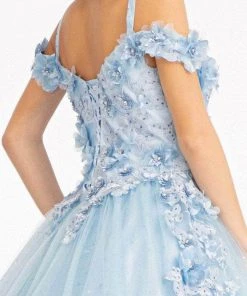 Elizabeth K GL1988 - Sweetheart Floral Prom Ballgown
