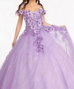 Elizabeth K GL1988 - Sweetheart Floral Prom Ballgown