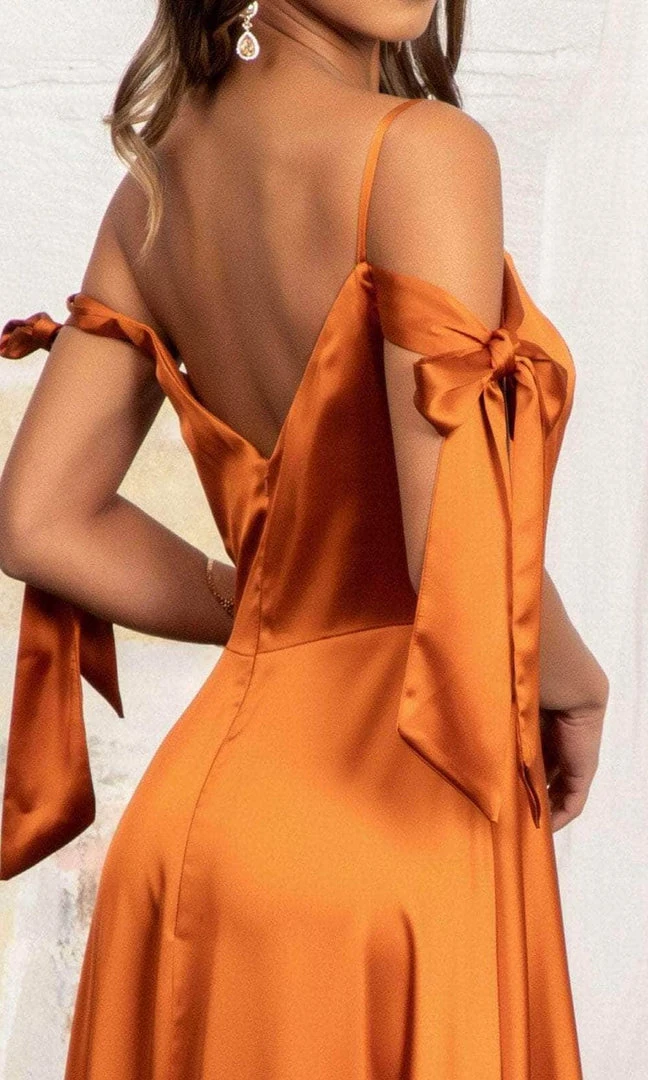 Elizabeth K GL1994 - Tie Strap Satin A-Line Prom Dress 19 Elizabeth K GL1994 - Tie Strap Satin A-Line Prom Dress