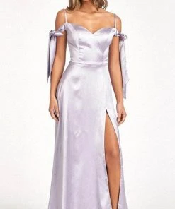 Elizabeth K GL1994 - Tie Strap Satin A-Line Prom Dress 43 Elizabeth K GL1994 - Tie Strap Satin A-Line Prom Dress