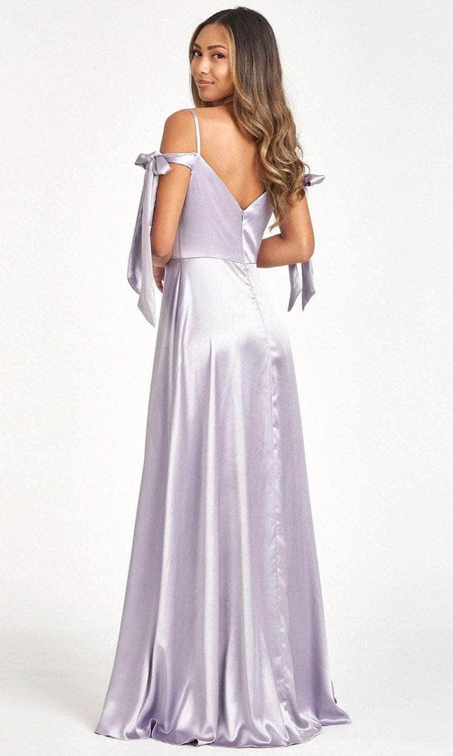 Elizabeth K GL1994 - Tie Strap Satin A-Line Prom Dress 22 Elizabeth K GL1994 - Tie Strap Satin A-Line Prom Dress