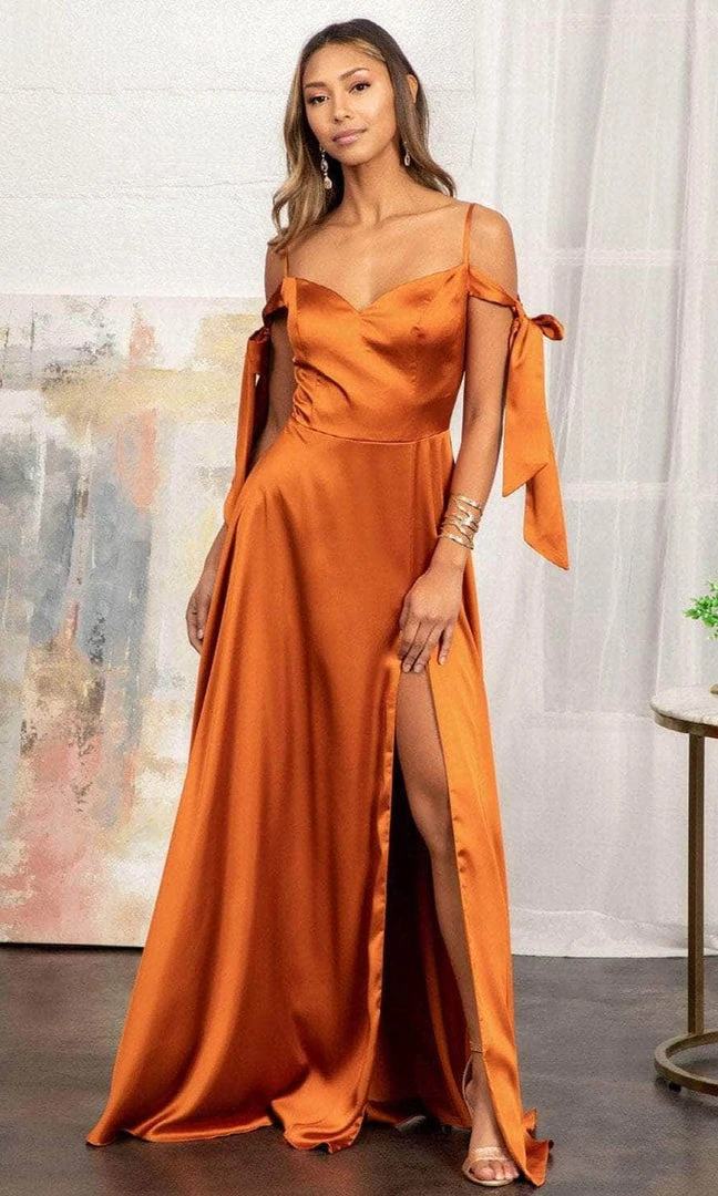 Elizabeth K GL1994 - Tie Strap Satin A-Line Prom Dress 17 Elizabeth K GL1994 - Tie Strap Satin A-Line Prom Dress