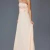 Elizabeth K - GL2021 Asymmetrical Illusion Shirred Gown 1 Elizabeth K - GL2021 Asymmetrical Illusion Shirred Gown