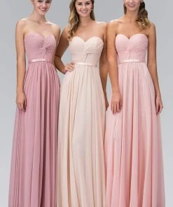 Elizabeth K - GL2069 Twisted Pleated Sweetheart Corset Dress 8 Elizabeth K - GL2069 Twisted Pleated Sweetheart Corset Dress