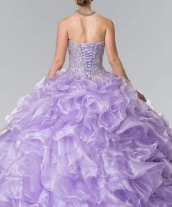 Elizabeth K - GL2209 Ruffled Sweetheart Ballgown 9 Elizabeth K - GL2209 Ruffled Sweetheart Ballgown