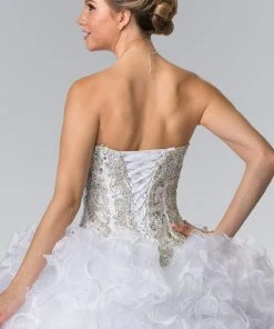 Elizabeth K - GL2209 Ruffled Sweetheart Ballgown 13 Elizabeth K - GL2209 Ruffled Sweetheart Ballgown