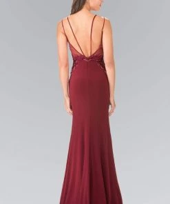 Long Dresses Elizabeth K - GL2223 Embroidered Sweetheart Gown