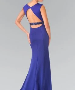 Elizabeth K - GL2306 Sleeveless Jewel Long Dress 9 Elizabeth K - GL2306 Sleeveless Jewel Long Dress
