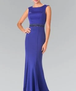 Elizabeth K - GL2306 Sleeveless Jewel Long Dress 8 Elizabeth K - GL2306 Sleeveless Jewel Long Dress