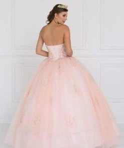 Elizabeth K - GL2427 Embellished Sweetheart Ballgown With Bolero 11 Elizabeth K - GL2427 Embellished Sweetheart Ballgown With Bolero