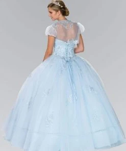 Elizabeth K - GL2427 Embellished Sweetheart Ballgown With Bolero 16 Elizabeth K - GL2427 Embellished Sweetheart Ballgown With Bolero