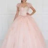Elizabeth K - GL2427 Embellished Sweetheart Ballgown With Bolero