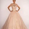 Elizabeth K - GL2600 Beaded Quinceanera With Sheer Bolero 2 Elizabeth K - GL2600 Beaded Quinceanera With Sheer Bolero