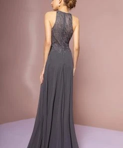 Elizabeth K - GL2680 Floral Embroidered A-Line Dress 11 Elizabeth K - GL2680 Floral Embroidered A-Line Dress