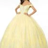 Elizabeth K - GL2910 Glitter Mesh Off-Shoulder Quinceanera Gown 2 Elizabeth K - GL2910 Glitter Mesh Off-Shoulder Quinceanera Gown
