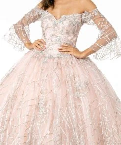 Elizabeth K - GL2911 Glitter Off-Shoulder Ballgown 16 Elizabeth K - GL2911 Glitter Off-Shoulder Ballgown