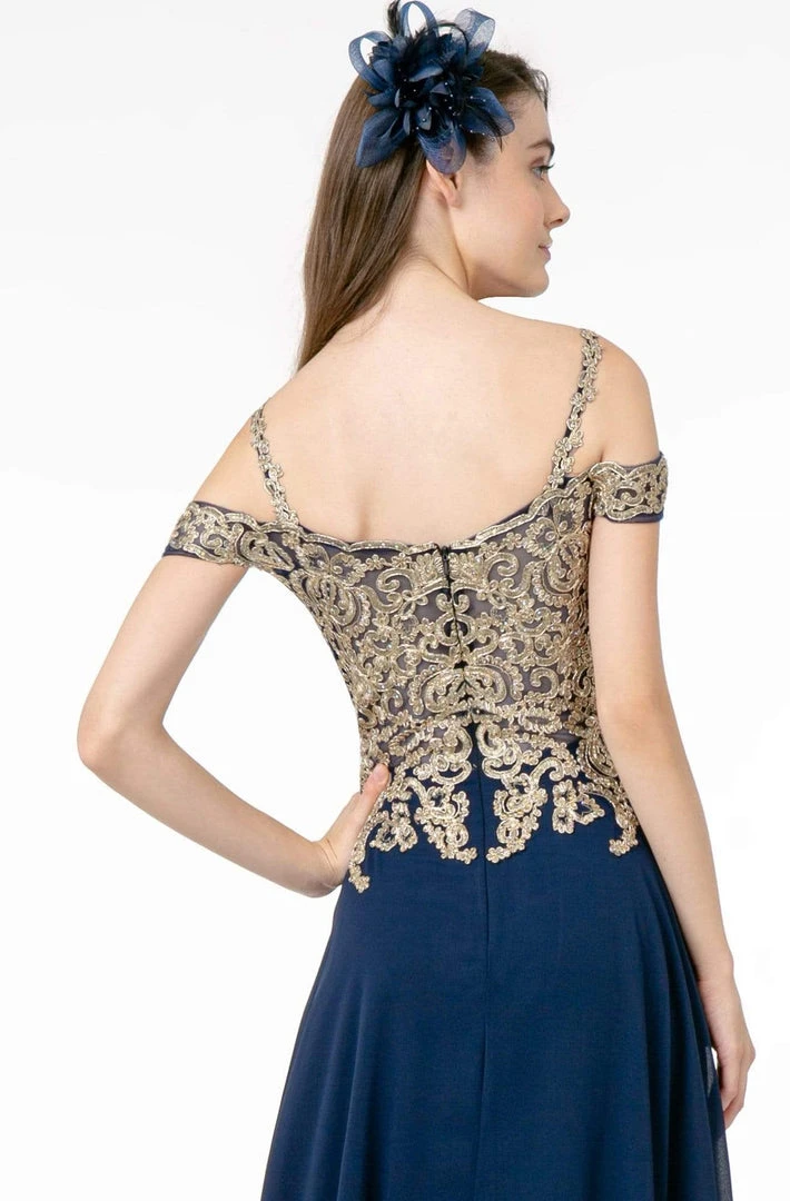 Elizabeth K - GL2998 Embroidered Sweetheart Chiffon A-Line Gown 6 Elizabeth K - GL2998 Embroidered Sweetheart Chiffon A-Line Gown
