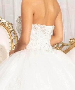 Elizabeth K GL3017 - Strapless Sweetheart Wedding Dress