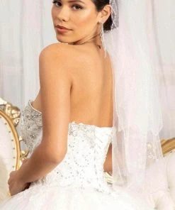 Elizabeth K GL3017 - Strapless Sweetheart Wedding Dress
