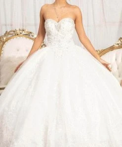 Elizabeth K GL3017 - Strapless Sweetheart Wedding Dress