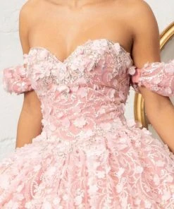 Elizabeth K GL3019 - Off-shoulder Sweetheart Neck Ball Gown 18 Elizabeth K GL3019 - Off-shoulder Sweetheart Neck Ball Gown