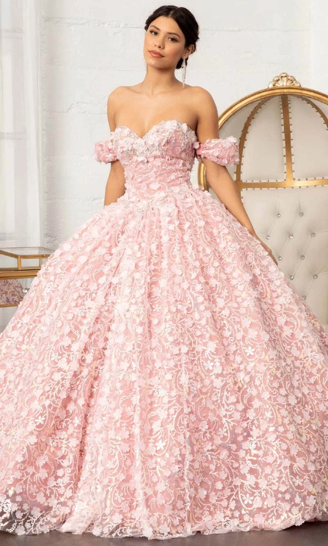 Elizabeth K GL3019 - Off-shoulder Sweetheart Neck Ball Gown 9 Elizabeth K GL3019 - Off-shoulder Sweetheart Neck Ball Gown