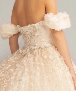 Elizabeth K GL3019 - Off-shoulder Sweetheart Neck Ball Gown 14 Elizabeth K GL3019 - Off-shoulder Sweetheart Neck Ball Gown