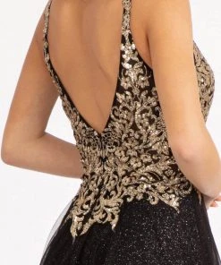 Elizabeth K GL3020 - Sleeveless Low-cut V-neck Long Dress 13 Elizabeth K GL3020 - Sleeveless Low-cut V-neck Long Dress