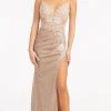 Elizabeth K GL3030 - Sequin Embroidered Prom Gown