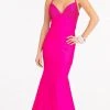 Elizabeth K GL3035 - Lace Up Back Mermaid Prom Dress 1 Elizabeth K GL3035 - Lace Up Back Mermaid Prom Dress