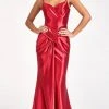 Elizabeth K GL3044 - Draped Satin Mermaid Prom Dress 2 Elizabeth K GL3044 - Draped Satin Mermaid Prom Dress