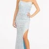 Elizabeth K GL3051 - Sleeveless Sequined Evening Gown 2 Elizabeth K GL3051 - Sleeveless Sequined Evening Gown
