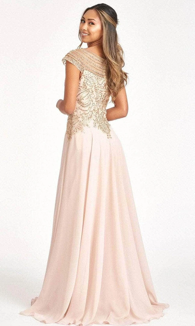 Elizabeth K GL3065 - Embroidered Scoop Formal Gown 4 Elizabeth K GL3065 - Embroidered Scoop Formal Gown