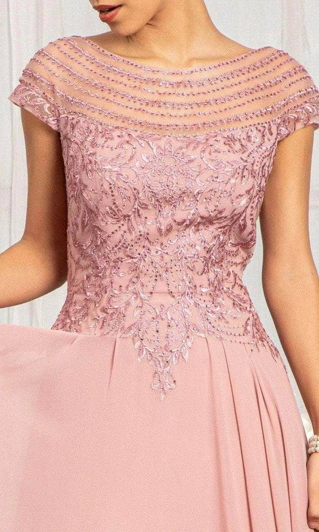 Elizabeth K GL3065 - Embroidered Scoop Formal Gown 9 Elizabeth K GL3065 - Embroidered Scoop Formal Gown