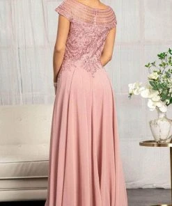 Elizabeth K GL3065 - Embroidered Scoop Formal Gown 23 Elizabeth K GL3065 - Embroidered Scoop Formal Gown