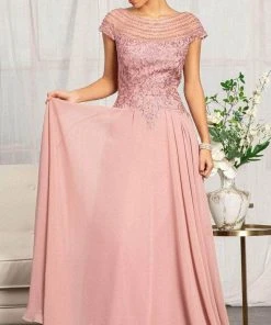 Elizabeth K GL3065 - Embroidered Scoop Formal Gown 22 Elizabeth K GL3065 - Embroidered Scoop Formal Gown
