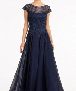 Elizabeth K GL3065 - Embroidered Scoop Formal Gown 26 Elizabeth K GL3065 - Embroidered Scoop Formal Gown