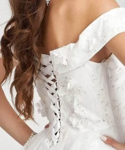 Elizabeth K GS1978 - Sweetheart Glitter Cocktail Dress