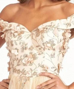 Elizabeth K GS1978 - Sweetheart Glitter Cocktail Dress