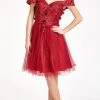 Elizabeth K GS1978 - Sweetheart Glitter Cocktail Dress