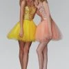 Elizabeth K - GS2034 Jewel Embellished Sweetheart Tulle Dress