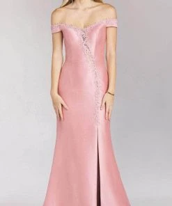 Feriani Couture 18154 - Off-Shoulder Evening Dress 7 Feriani Couture 18154 - Off-Shoulder Evening Dress